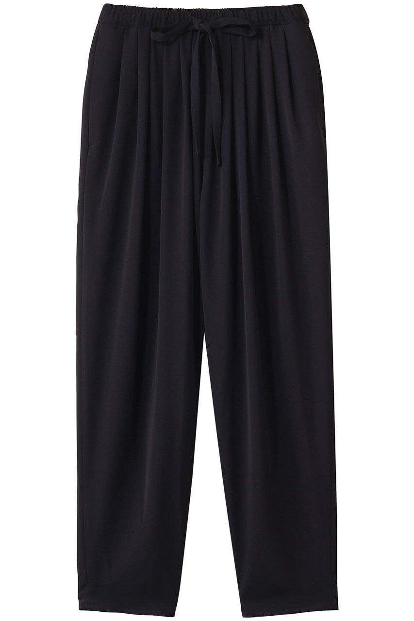 エンフォルド/ENFOLDのMANY-TUCK COCOON-PANTS/パンツ(ダークネイビー/300IA231-0811)