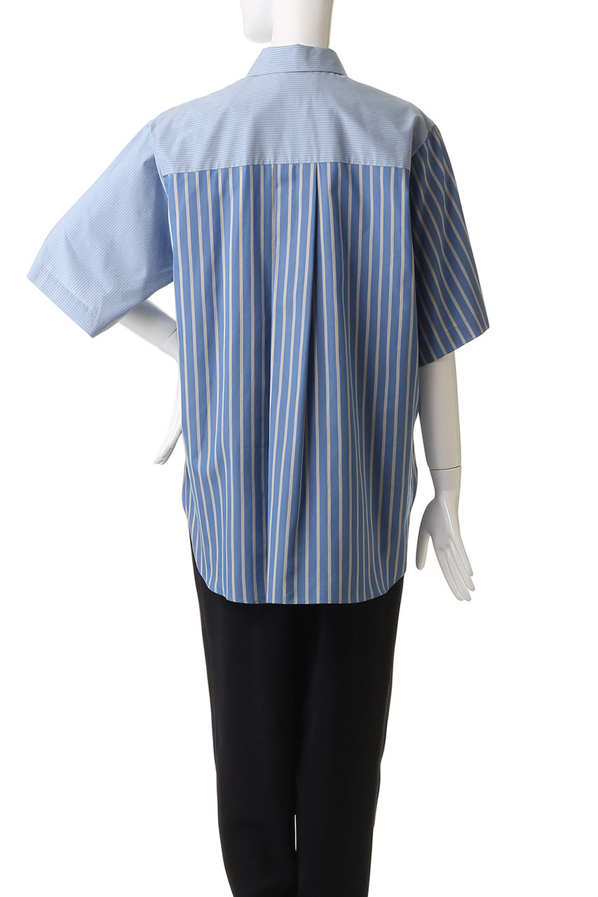 トップス ENFOLD STEP SHIRT 300IA530-0181 ENFOLD(エンフォルド)｜STEP SHIRT/シャツ/ブルー の通販