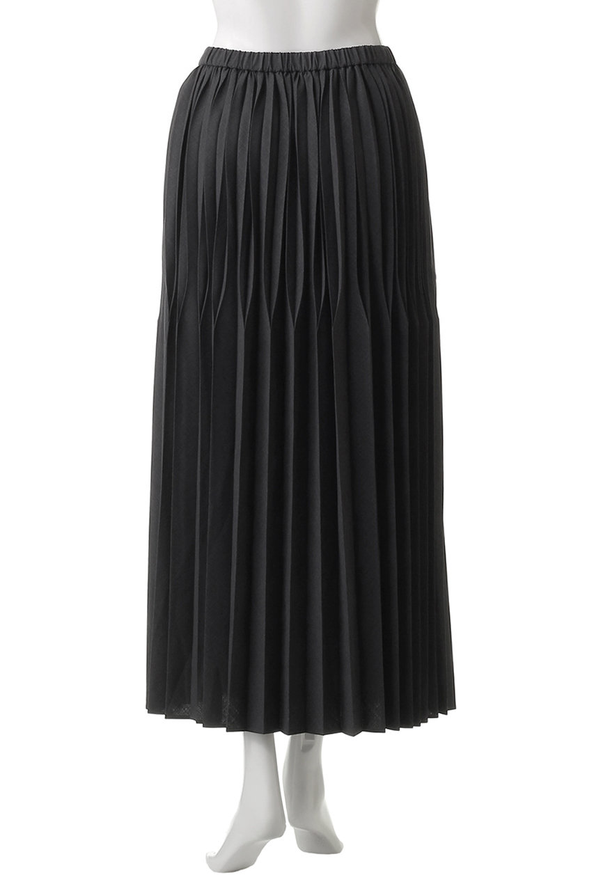 【美品】ENFOLD 2024S/S デザイン スカート 黒 ENFOLD(エンフォルド)｜SQUARE-PLEATS SKIRT/スカート