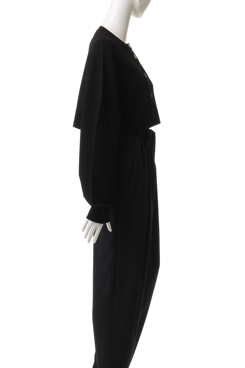 ENFOLD(エンフォルド)｜HALF-CIRCLE CARDIGAN/カーディガン/オフ