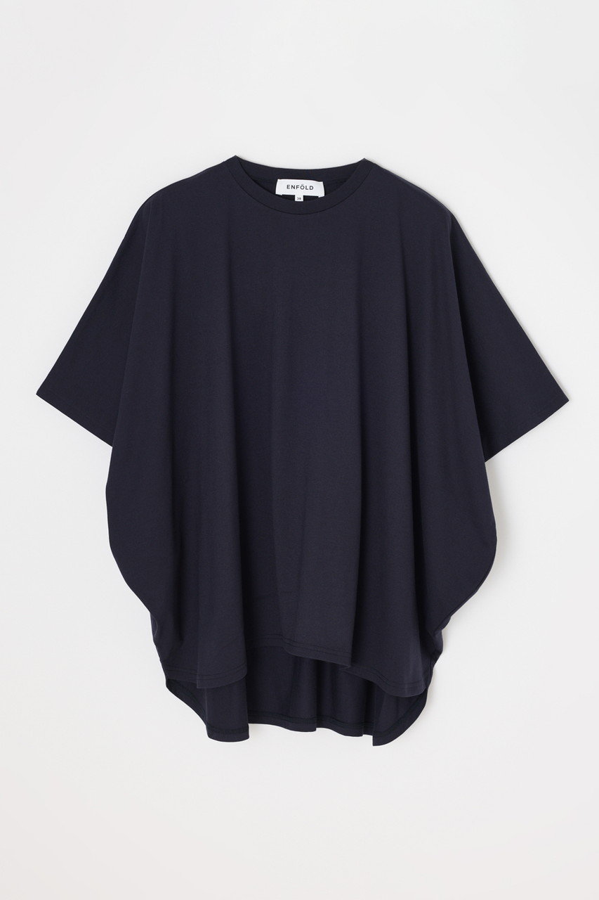 ENFOLD HALF-SLEEVES HEXAGON T-SHIRT/Tシャツ (ダークネイビー, 38) エンフォルド ELLE SHOP ENFOLD HALF-SLEEVES HEXAGON T-SHIRT/Tシャツ (ダークネイビー, 38) エンフォルド ELLE SHOP