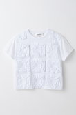ENFOLD(エンフォルド)｜RUFFLE-MOTIF T-SHIRT/Tシャツ/ホワイト の通販