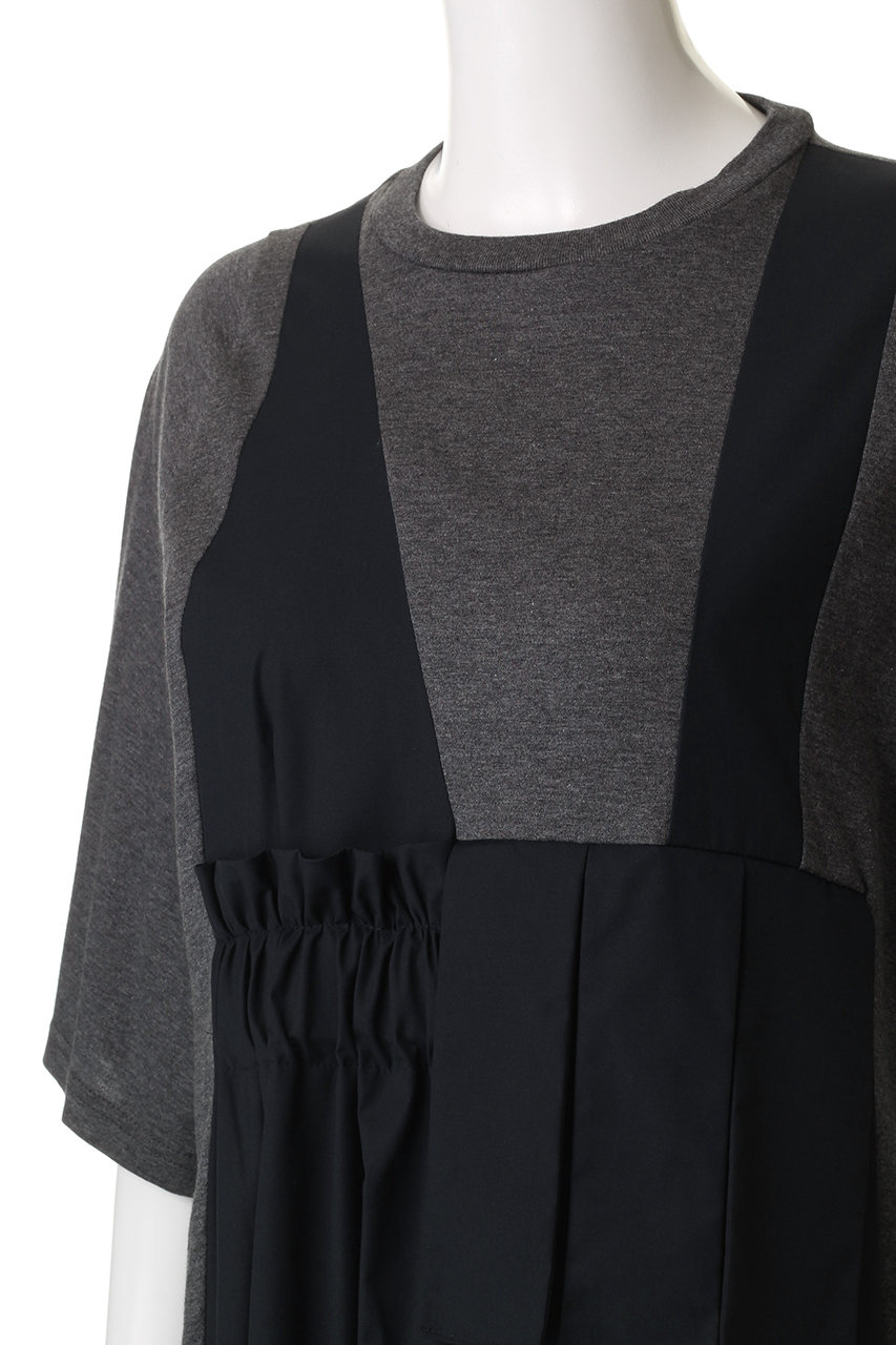エンフォルド FAKE-LAYERED DRESS グレイ ENFOLD(エンフォルド)】 FAKE-LAYERED DRESS｜PARIGOT ONLINE