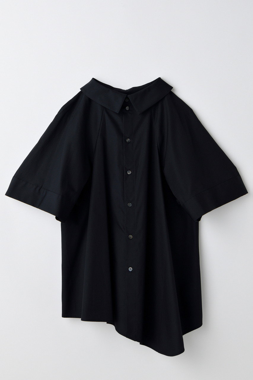 新品【ENFOLD/エンフォルド】HIGH NECK ブラウスブラック