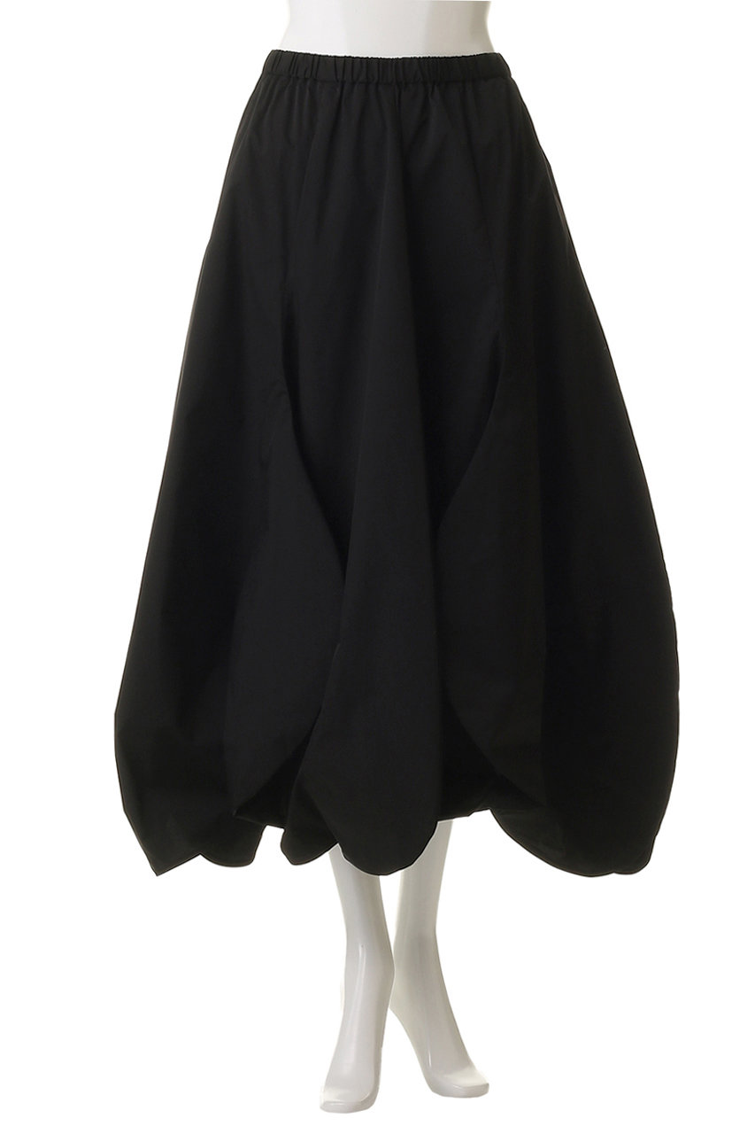 ENFOLDタフタスカート　ブラック36 ENFOLD(エンフォルド)｜UPSIDE DOWN SKIRT/スカート/ブラック の