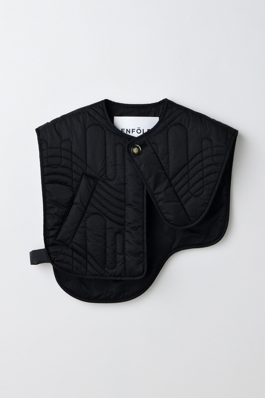 ENFOLD QUILTING VEST/ベスト (ブラック, 38) エンフォルド ELLE SHOP ENFOLD QUILTING VEST/ベスト (ブラック, 38) エンフォルド ELLE SHOP