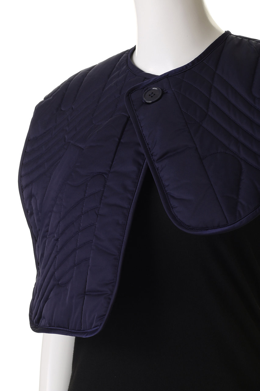 みーエンフォルドベスト ENFOLD(エンフォルド)｜QUILTING VEST/ベスト/ブラック の通販