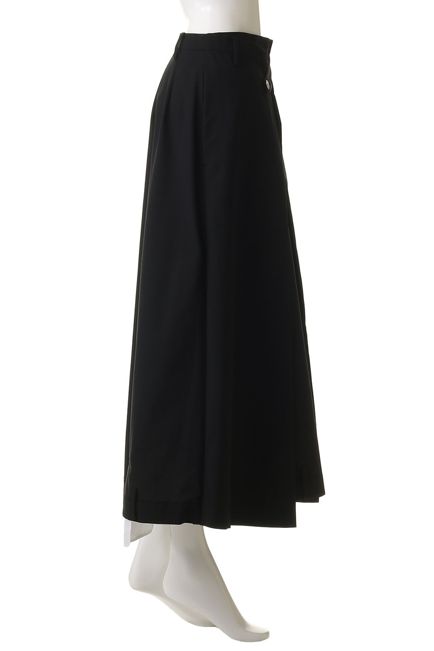 ENFOLD enfold  エンフォルド  フレアロングブラウス ENFOLD(エンフォルド)｜SHAPE LONG-SHIRT/チャコールグレー の通販