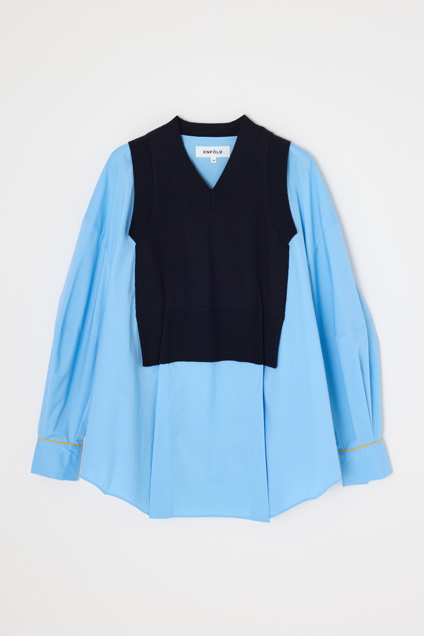 ⭐︎エンフォルド⭐︎昨季センタースリットプルオーバー　黒 BRAND,ENFOLD(エンフォルド) - COLDBECK ONLINE（コールベック