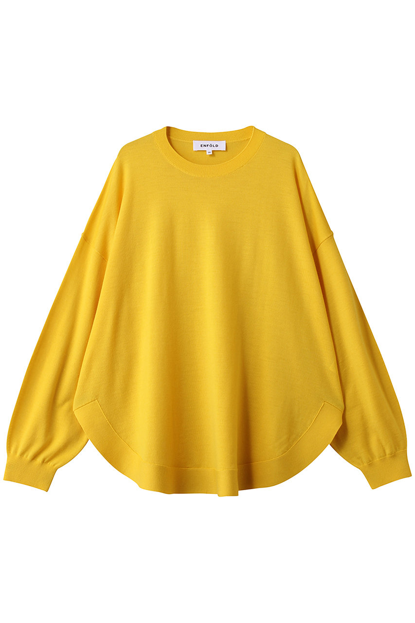 2024 ✨️ 即完売 ENFOLD　HOLE-COLLAR SHIRT 黄色 HOLE－COLLAR SHIRT（300HS730