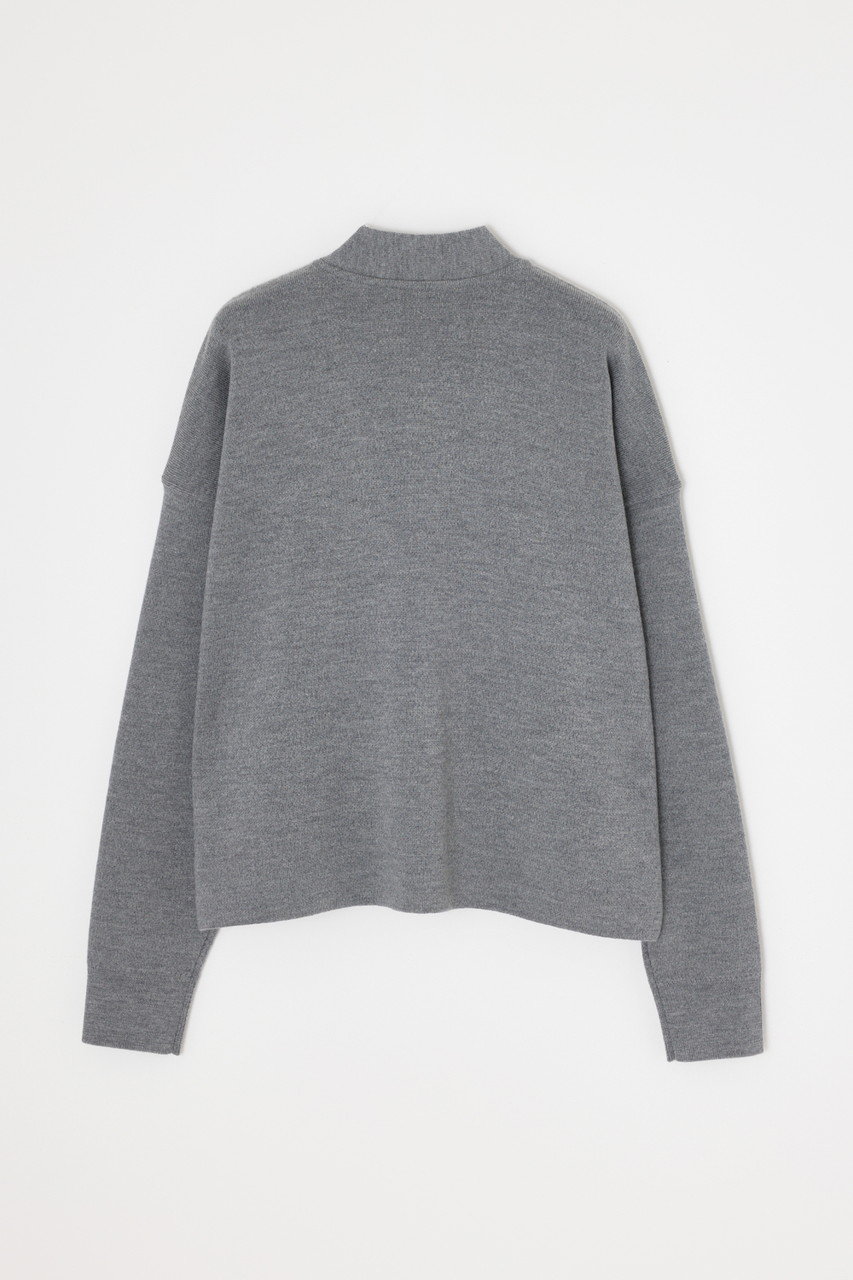 【美品】ENFOLD　エンフォルド ウールウィンドストッパーコート　38グレー imgrc0095939901.jpg