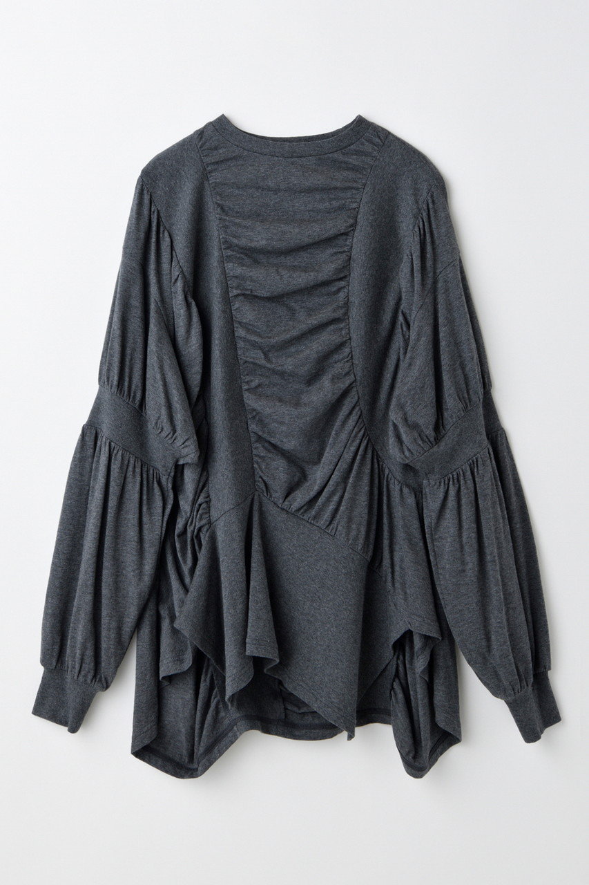 ENFOLD DYNAMICS LONG-T-SHIRT/Tシャツ (チャコールグレー, 38) エンフォルド ELLE SHOP ENFOLD DYNAMICS LONG-T-SHIRT/Tシャツ (チャコールグレー, 38) エンフォルド ELLE SHOP