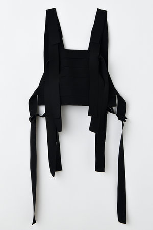 【美品】ENFOLO エンフォルド　ジレ　ベスト　黒 トップス クリーニング済み 美品】ENFOLO エンフォルド ジレ ベスト 黒 トップス