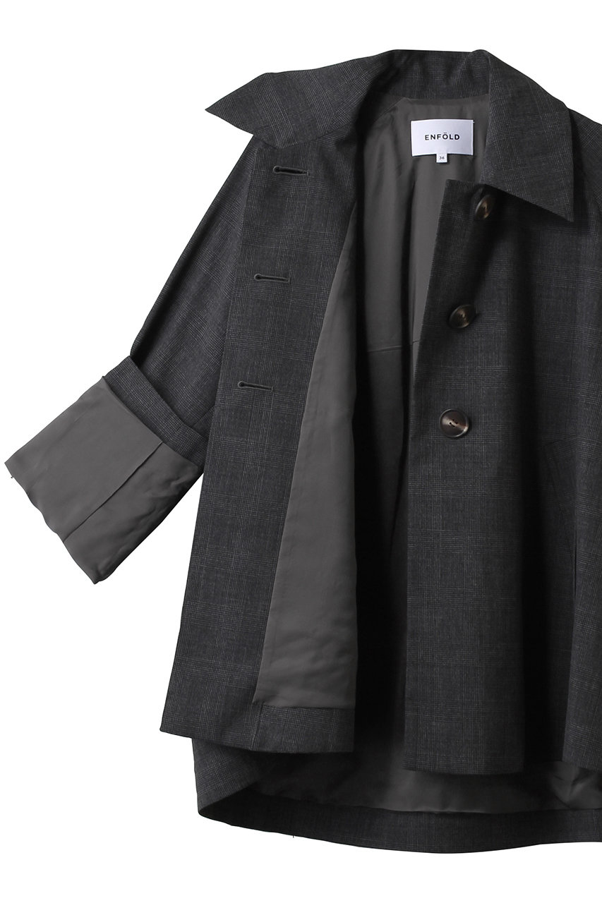 ENFOLD(エンフォルド)｜SOUTIEN COLLAR BOX JACKET ジャケット