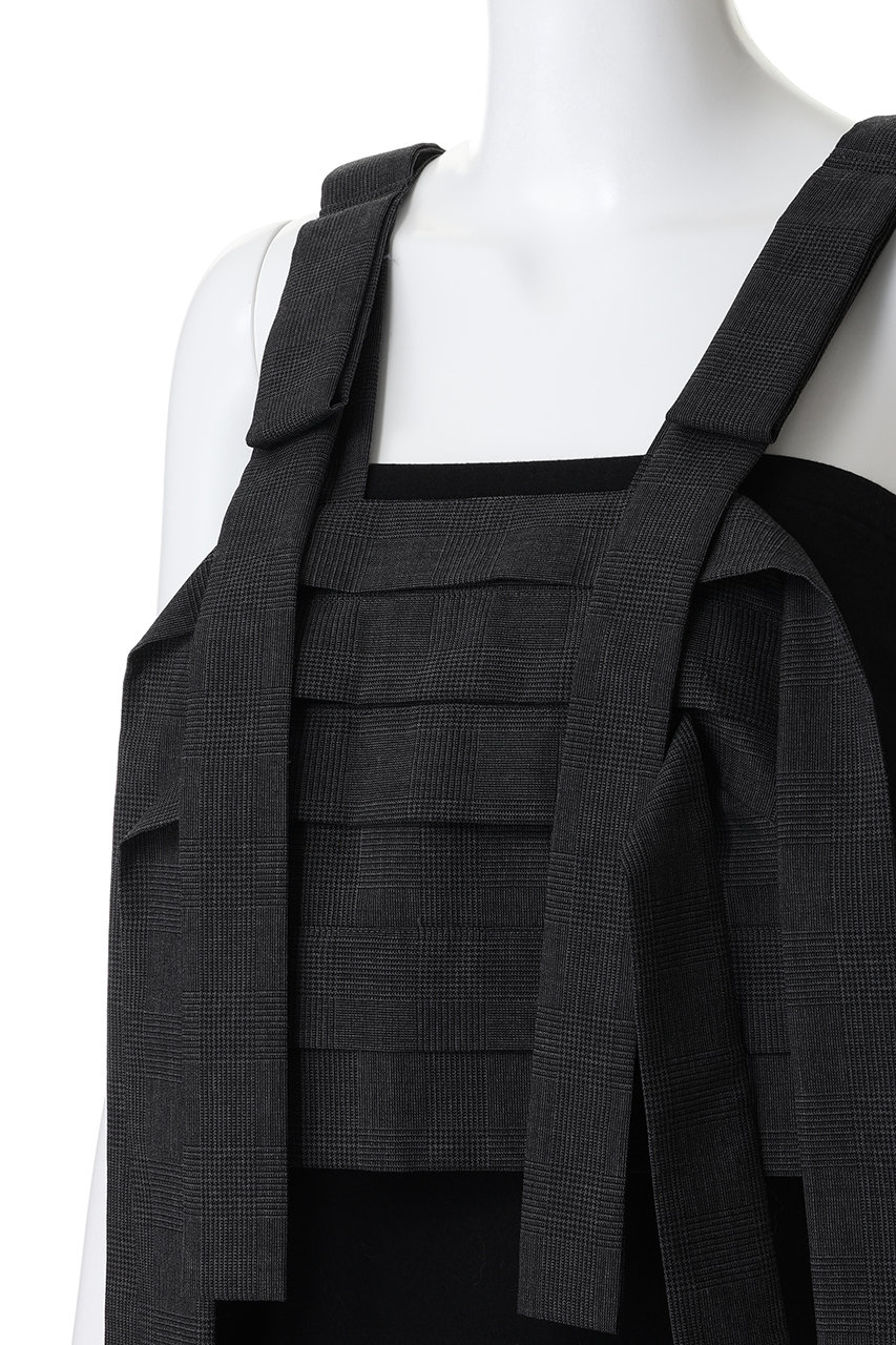 ENFOLD(エンフォルド)｜BANDAGES VEST ベスト/ブラック の通販