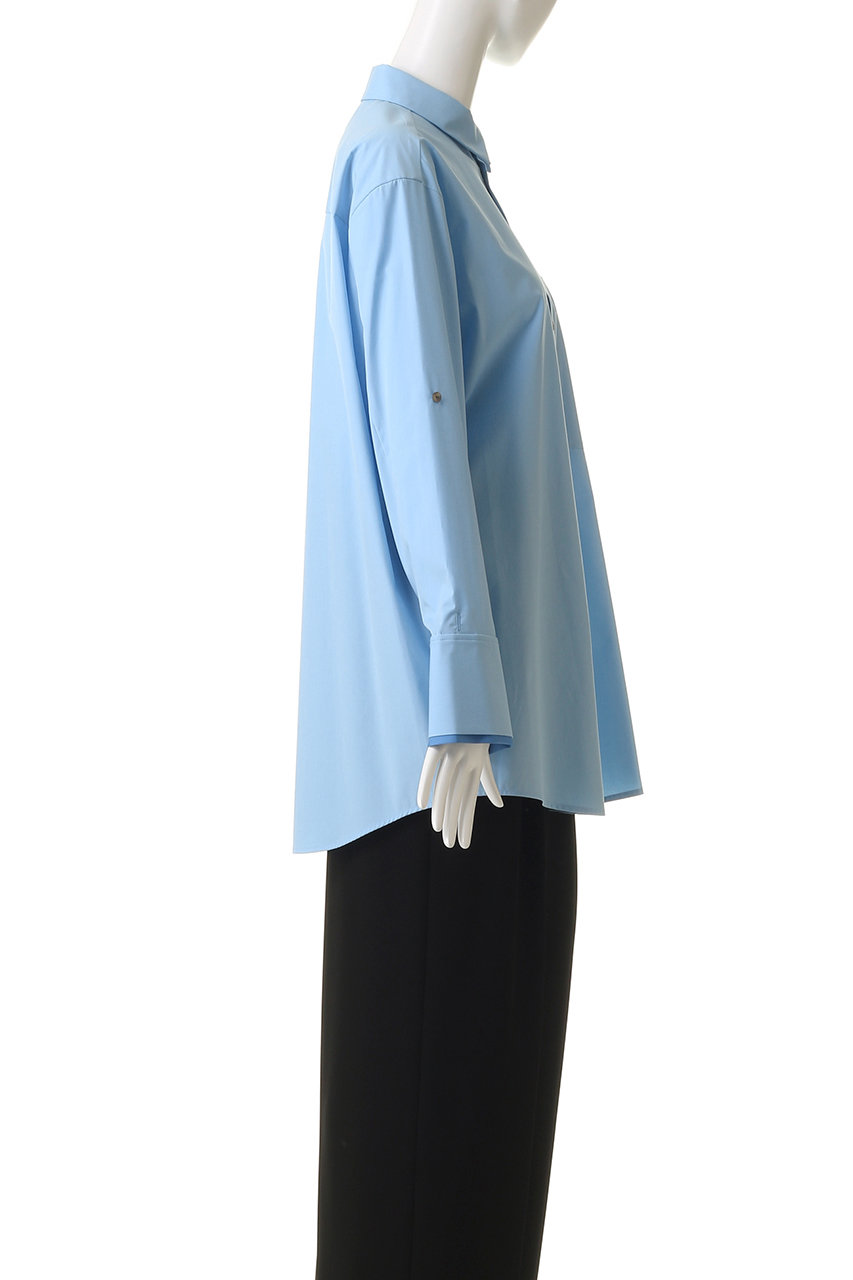 ENFOLD(エンフォルド)｜CUFFS COLOR SHIRT シャツ/ホワイト の