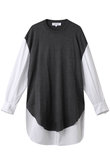 新品未使用・ENFOLD COMBI T-SHIRT 定価28,600円 SHIRT COMBI PULLOVER（300HA230－0560