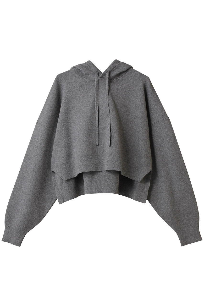 エンフォルド/ENFOLDのCROPPED HOODED PULLOVER プルオーバー(トップグレー/300IA170-1861)
