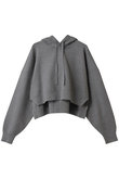 ENFOLD(エンフォルド)｜CROPPED HOODED PULLOVER プルオーバー