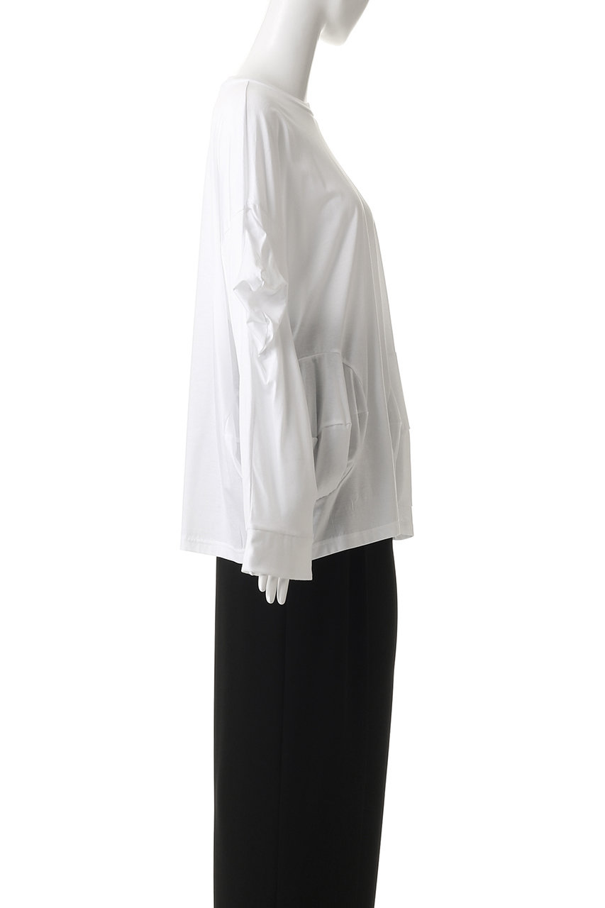 ENFOLD(エンフォルド)｜BALL DRAPE LONG SLEEVE T SHIRT シャツ