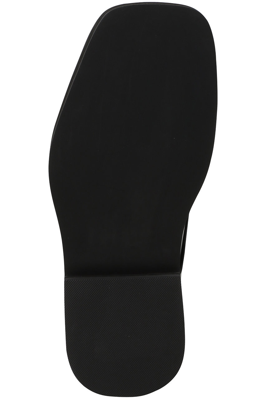 ENFOLD(エンフォルド)｜8HOLL SQUARE SHOES シューズ/ブラック