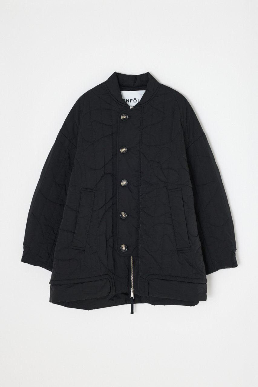 ENFOLD CHAIR QUILTING BIG JACKET ジャケット (ブラック, 36) エンフォルド ELLE SHOP ENFOLD CHAIR QUILTING BIG JACKET ジャケット (ブラック, 36) エンフォルド ELLE SHOP