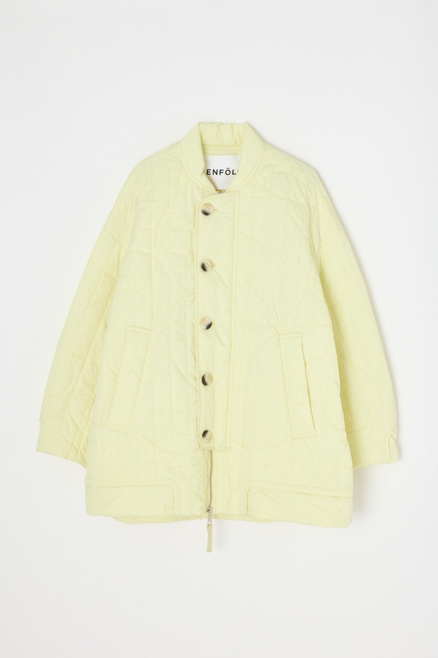 ENFOLD CHAIR QUILTING BIG JACKET ジャケット (ライトイエロー, 38) エンフォルド ELLE SHOP ENFOLD CHAIR QUILTING BIG JACKET ジャケット (ライトイエロー, 38) エンフォルド ELLE SHOP