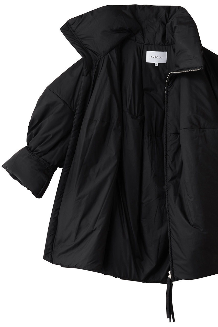 ENFOLD(エンフォルド)｜AIRLY PUFF BLOUSON ブルゾン/ホワイト