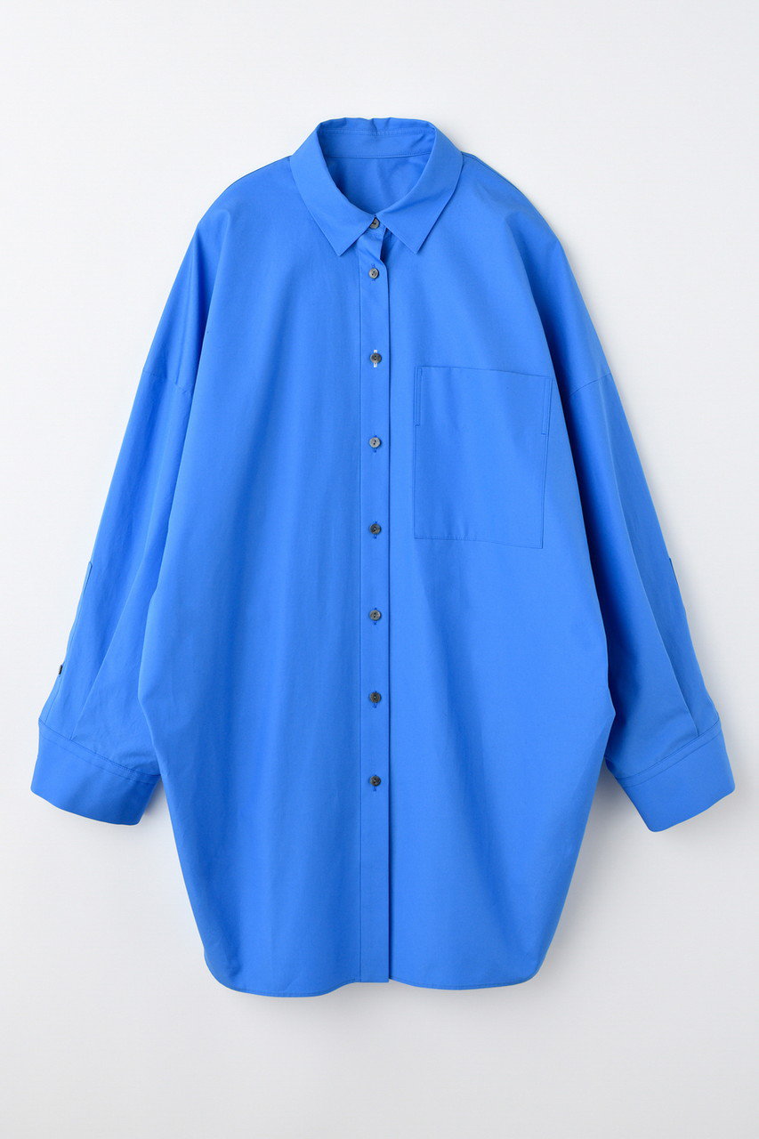 エンフォルド/ENFOLDのNAPE SHIRT シャツ(サックス/300IA230-2151)