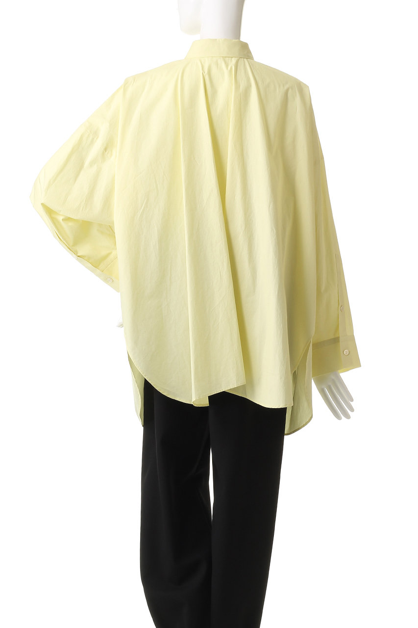 ENFOLD(エンフォルド)｜NAPE SHIRT シャツ/ライトイエロー の通販