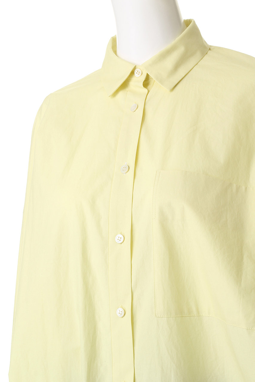 ENFOLD(エンフォルド)｜NAPE SHIRT シャツ/ライトイエロー の通販