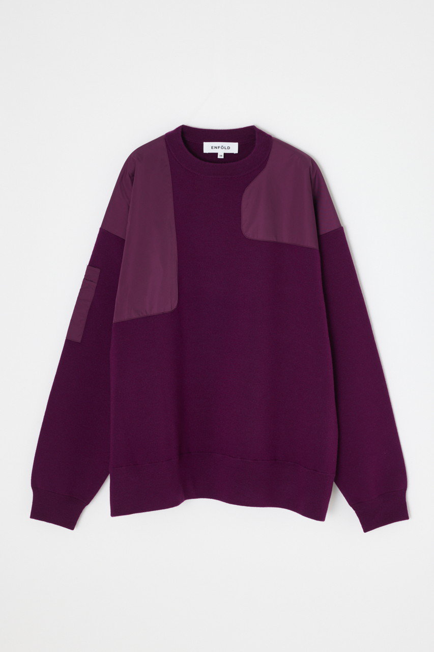 ENFOLD MILITARY CHAIR PULLOVER プルオーバー (ボルドー, 38) エンフォルド ELLE SHOP ENFOLD MILITARY CHAIR PULLOVER プルオーバー (ボルドー, 38) エンフォルド ELLE SHOP