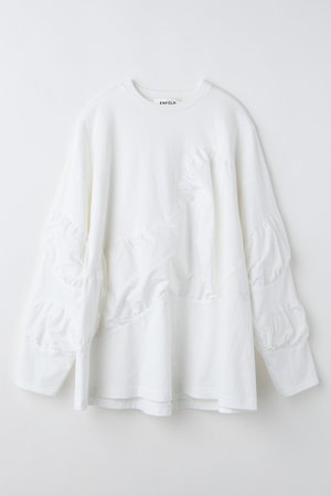 ENFÖLD✨CURVE-SLIT T-SHIRᎢ カーブスリットtシャツ 白 ENFÖLD✨CURVE-SLIT T-SHIRᎢ カーブスリットtシャツ 白