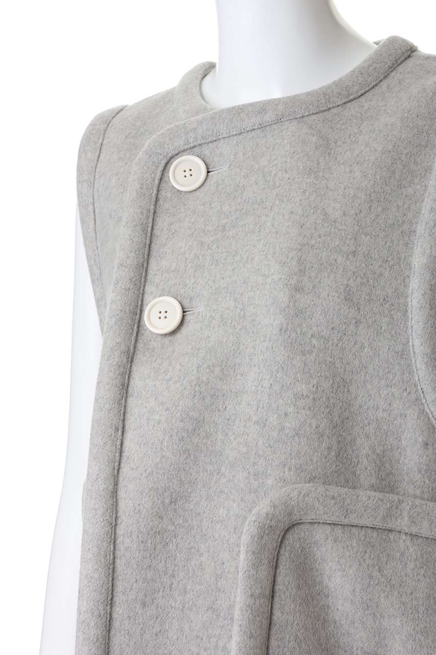 エンフォルド enfold パイピング ベスト PIPING VEST｜38｜YEL｜JACKET｜|ENFÖLD OFFICIAL ONLINE STORE