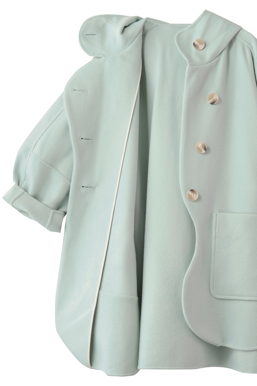 ENFOLD(エンフォルド)｜CIRCLE MODS-COAT/コート/ブラック の通販