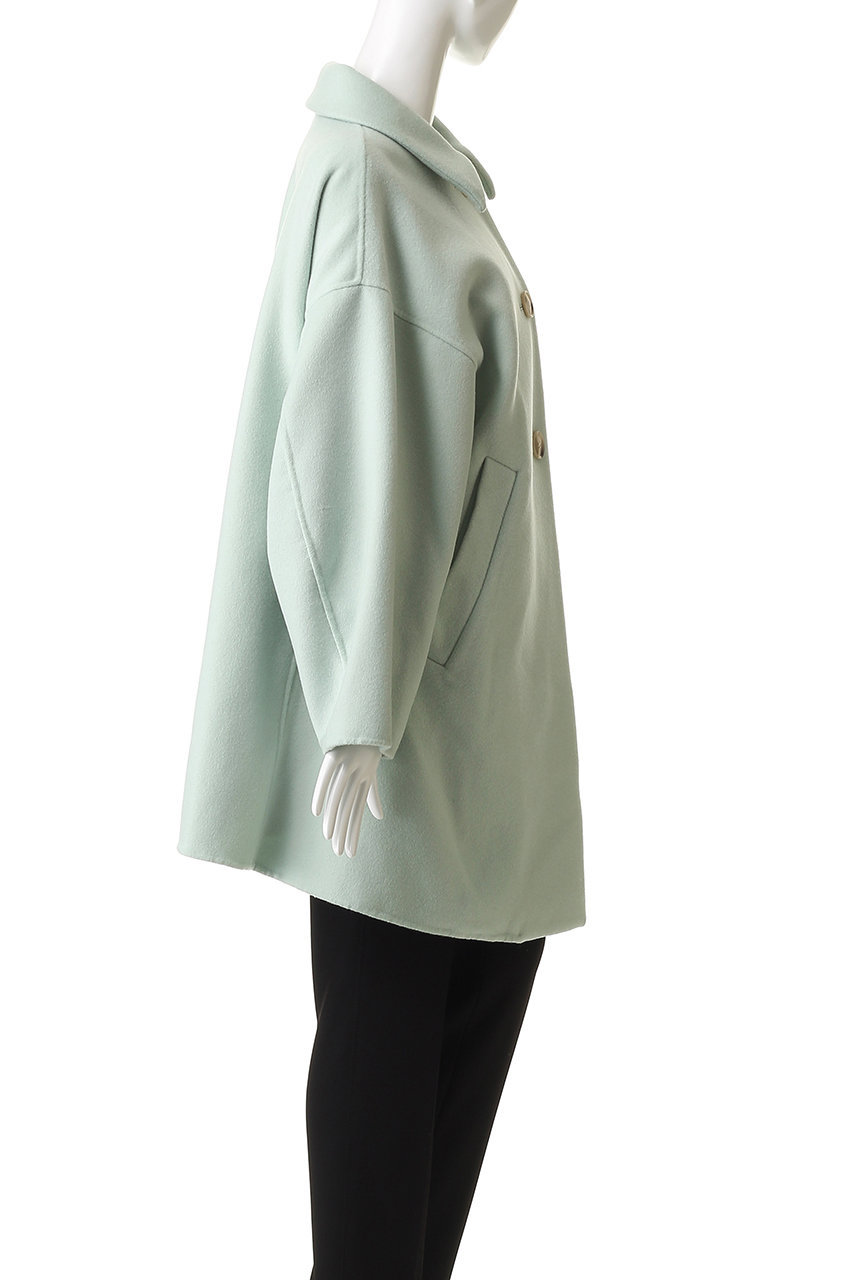 《エンフォルド》ケープロングコート ENFOLD(エンフォルド)｜NAPE SOUTIEN-COLLAR COAT/コート/ブラック の