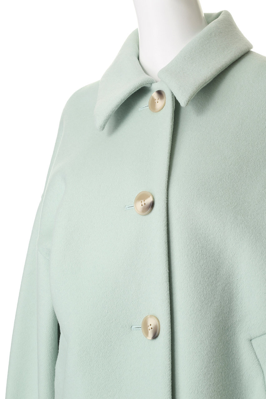 ENFOLD(エンフォルド)｜NAPE SOUTIEN-COLLAR COAT/コート/ブラック の