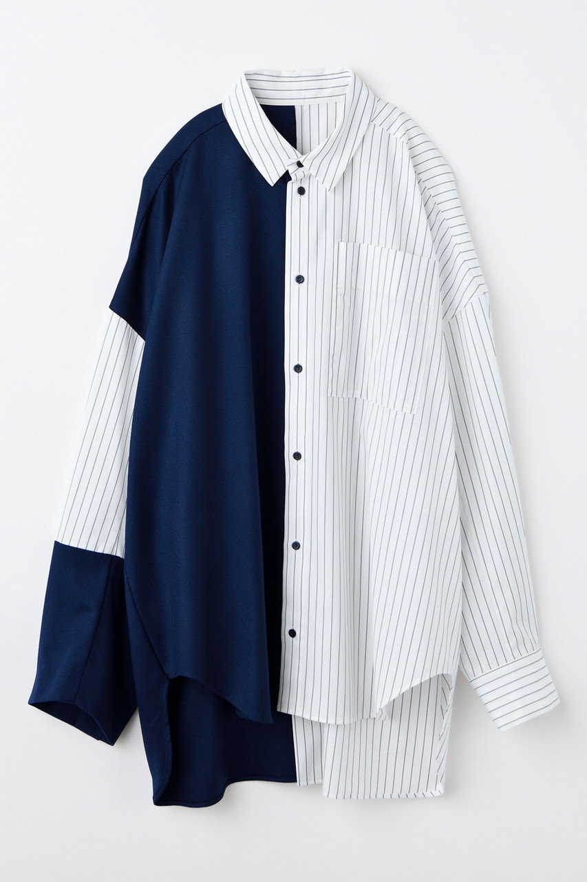 エンフォルドENFOLD 長袖シャツ ENFOLD(エンフォルド)｜TUCK BIG SHIRT/シャツ/ライトブルー の