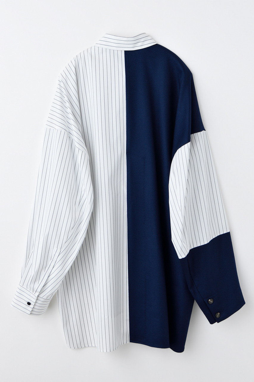 ENFOLD(エンフォルド)｜SUIT SHIRT/シャツ/ダークブルー の通販