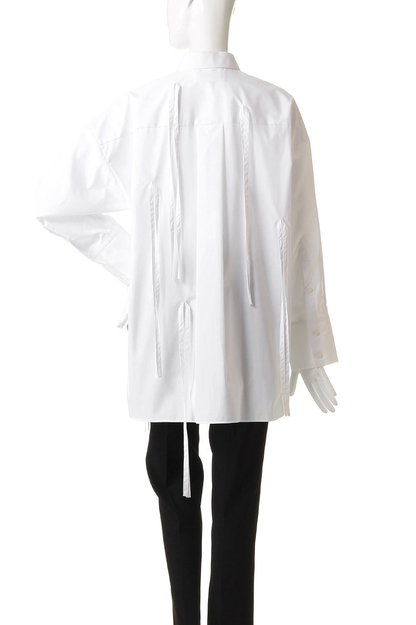 ENFOLD(エンフォルド)｜RIBBON SHIRT/シャツ/ホワイト の通販