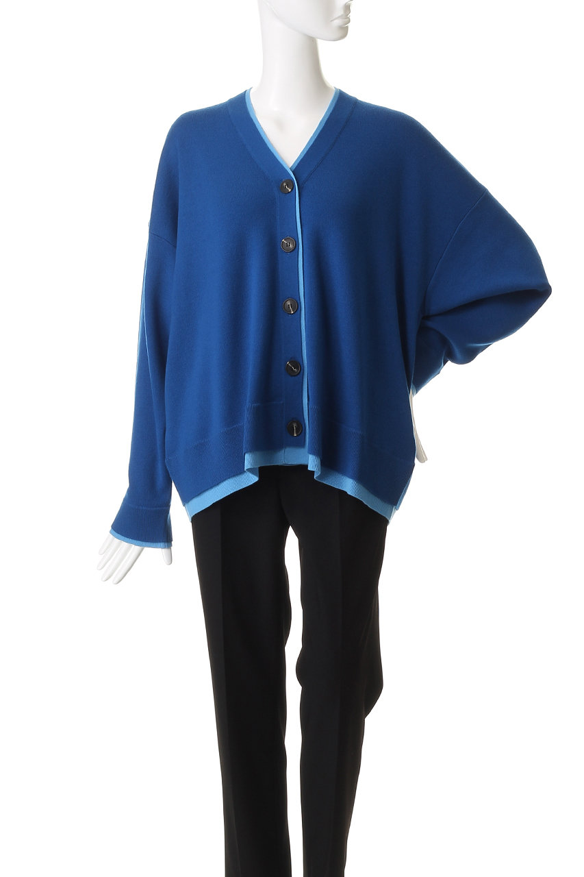 ENFOLD グリーン　カーディガン ENFOLD(エンフォルド)｜FAKE-LAYERED CARDIGAN/カーディガン