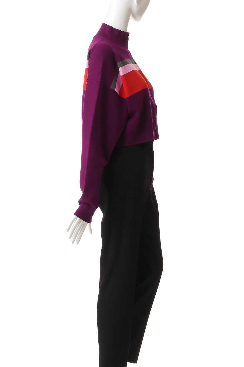 ENFOLD(エンフォルド)｜ZIP CARDIGAN/カーディガン/チャコールグレー