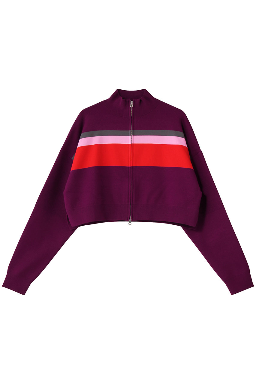 エンフォルド/ENFOLDのZIP CARDIGAN/カーディガン(ボルドー/300IA270-2761)