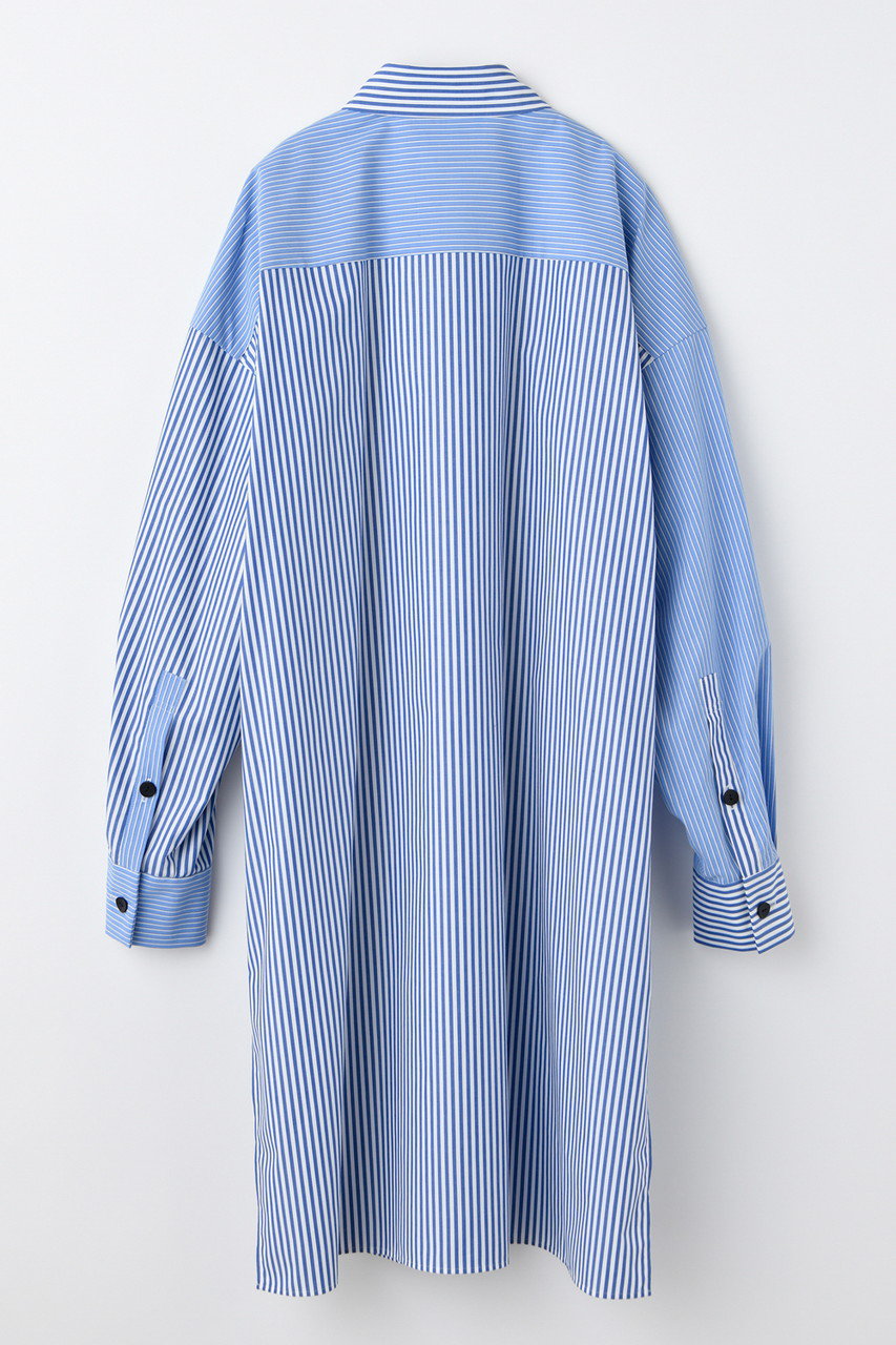 トップス enfold ENFOLD GATHERING SHIRT ENFOLD(エンフォルド)｜TIERED GATHER SHIRT/シャツ/サックス の