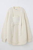 BUSTIER LAYERED PULLOVER/プルオーバー