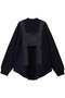 BUSTIER LAYERED PULLOVER/プルオーバー エンフォルド/ENFOLD ダークネイビー