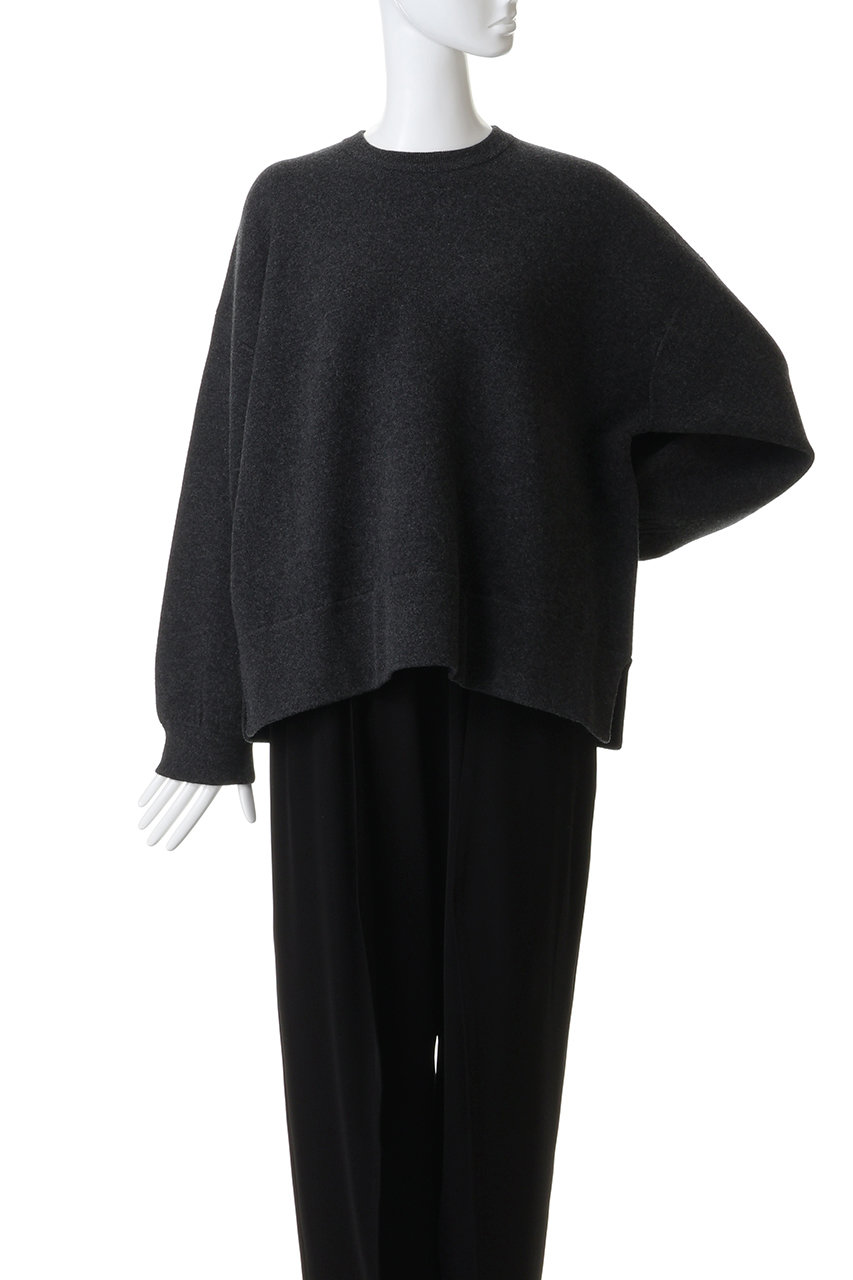 ENFOLD(エンフォルド)｜REVERSIBLE PULLOVER/チャコールグレー の通販