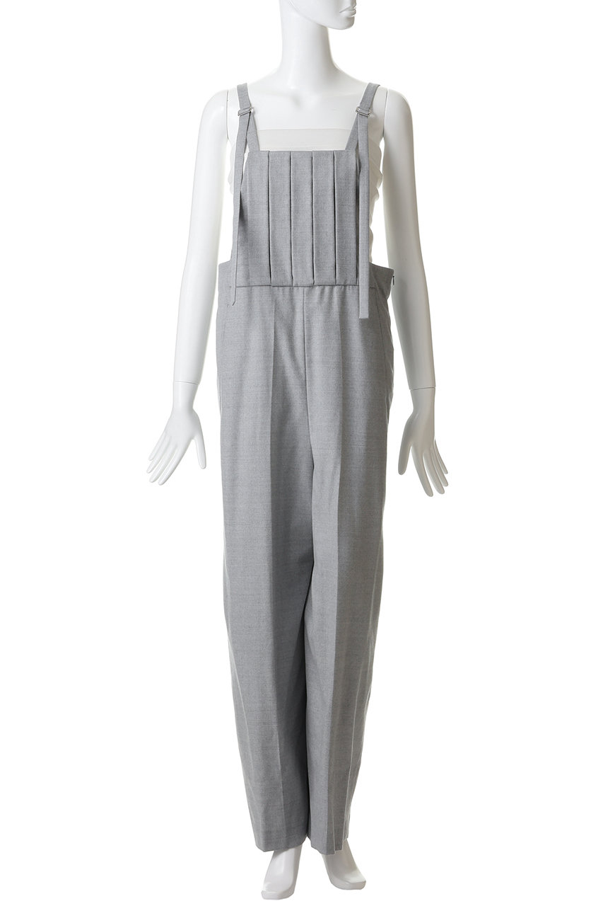 ENFOLD(エンフォルド)｜APRON OVERALLS/トップグレー の通販｜ELLESHOP