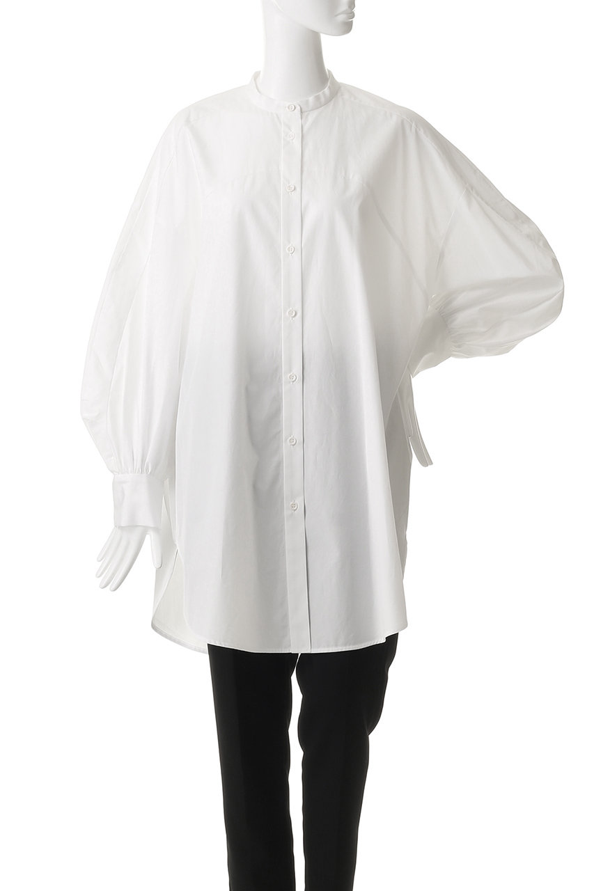 ENFOLD(エンフォルド)｜CIRCLE TUNIC-SHIRT/ホワイト の通販｜ELLESHOP