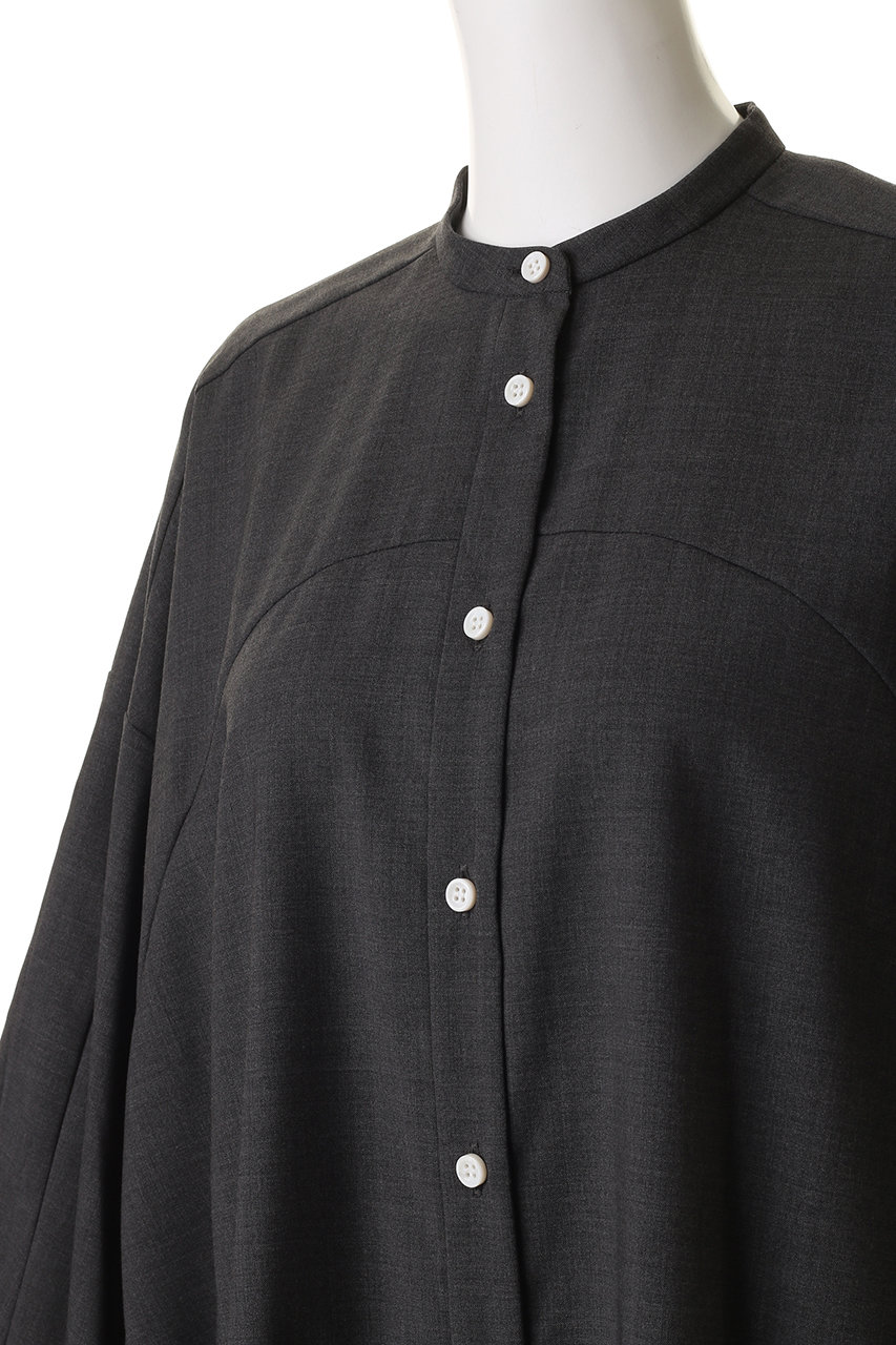 【最終価格】ENFOLD サークルシャーリングシャツ　ブラック 最終価格】ENFOLD サークルシャーリングシャツ ブラック 最終価格